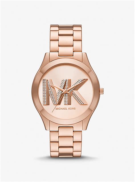 michael kors 2516001|Oversized Slim Runway Rose Gold.